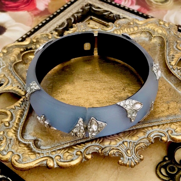 Alexis Bittar Jewelry - ALEXIS BITTAR • Lucite Crystal Encrusted Bangle Bracelet